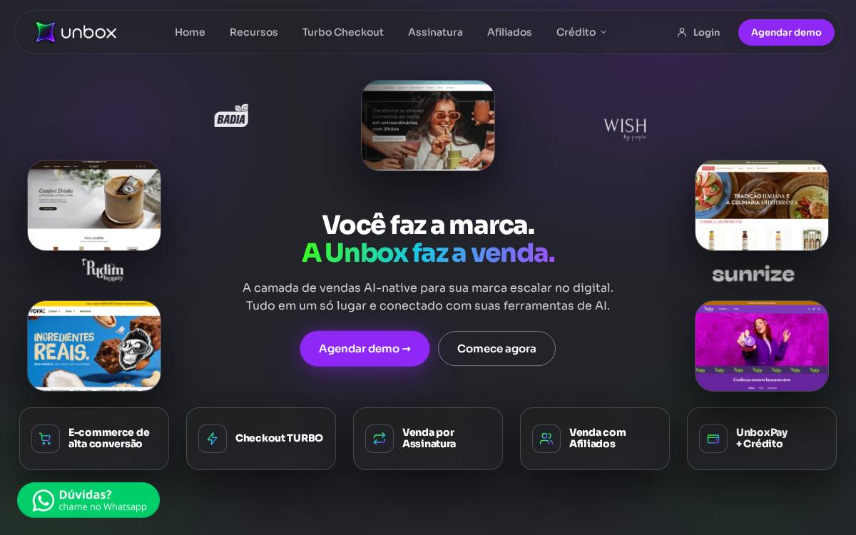 Unbox website preview