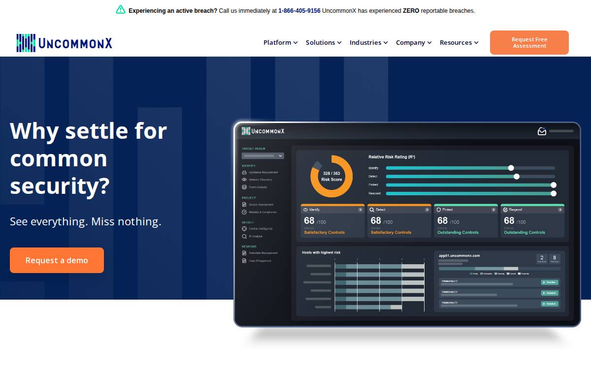 UncommonX website preview