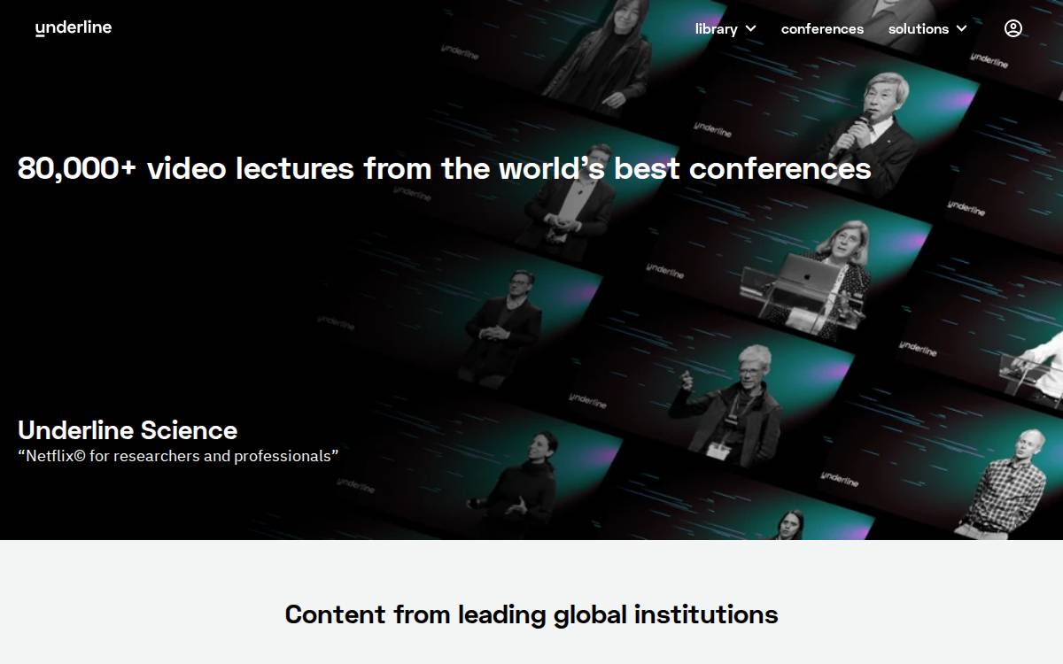 Underline Science Inc. website preview