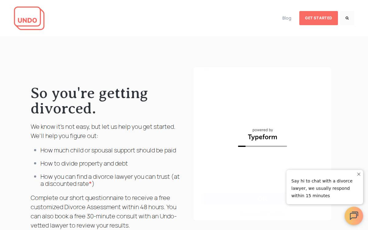 Undo website preview