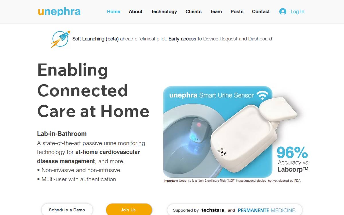 Unephra website preview