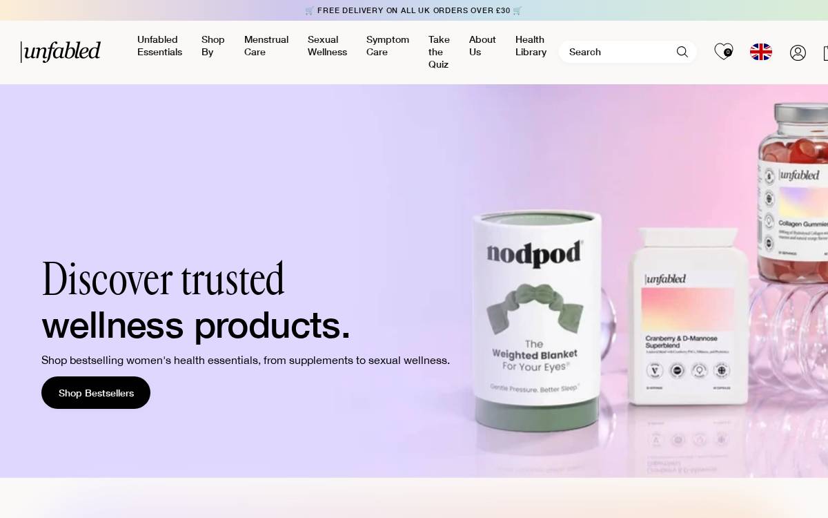 Unfabled website preview