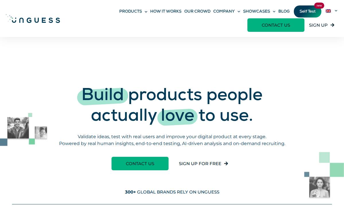 UNGUESS website preview