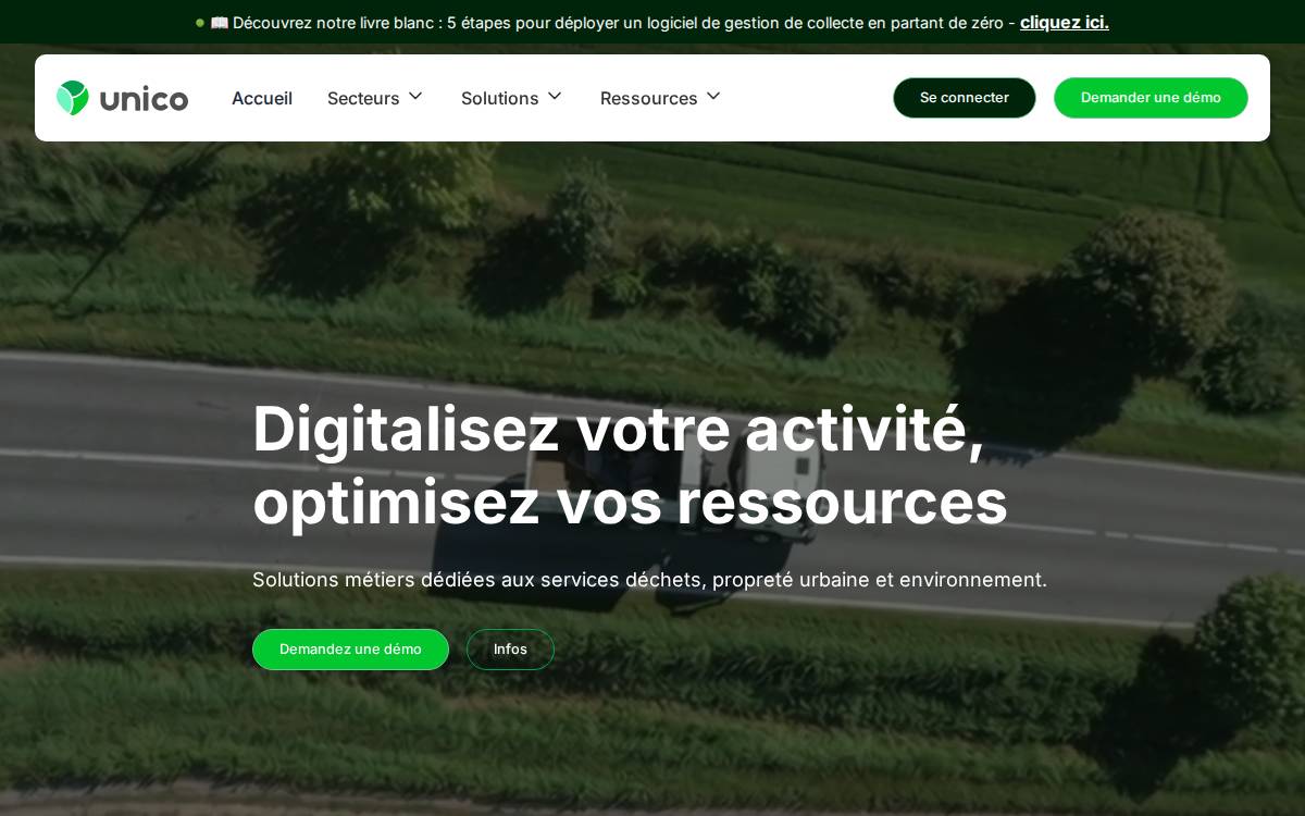 Unicofrance website preview