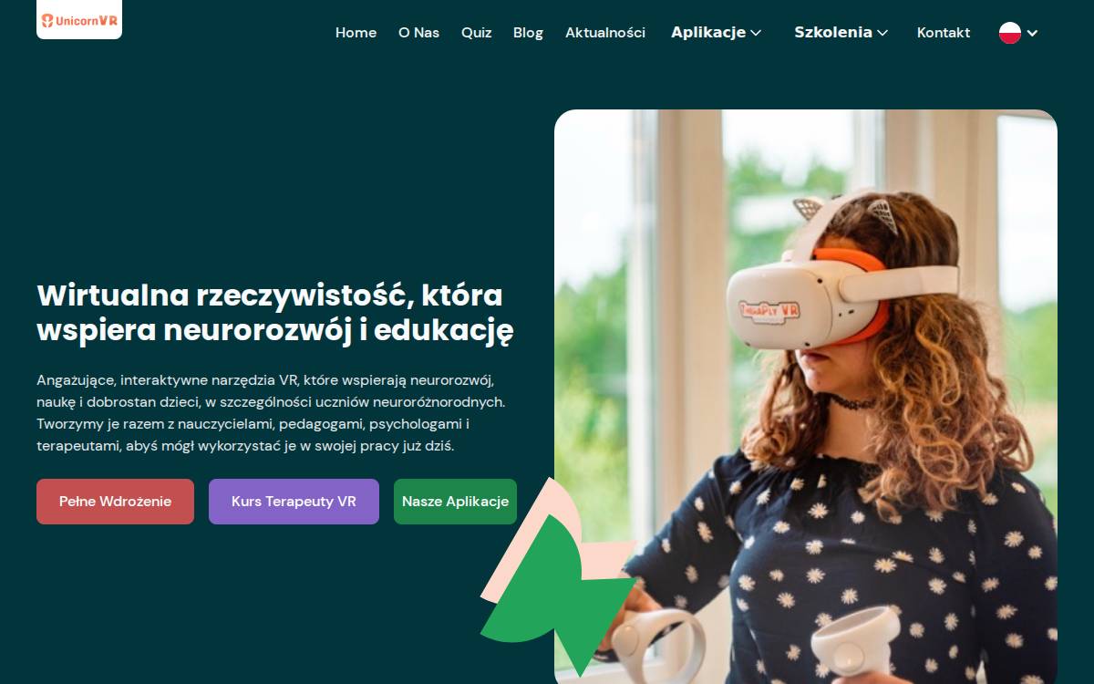 UnicornVR website preview