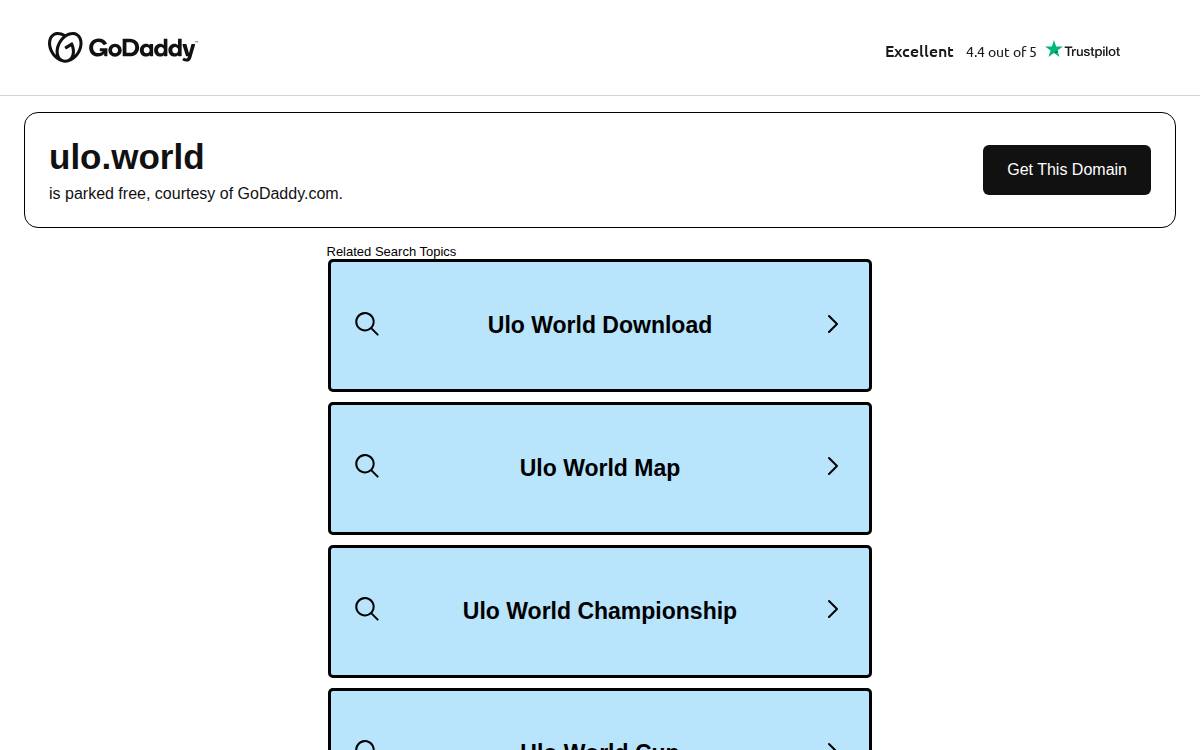 Unidentified Landed Object website preview