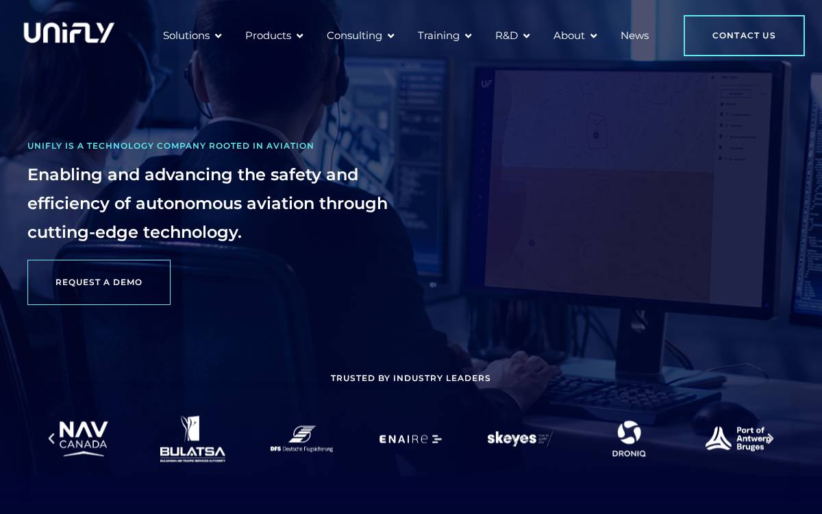 Unifly website preview