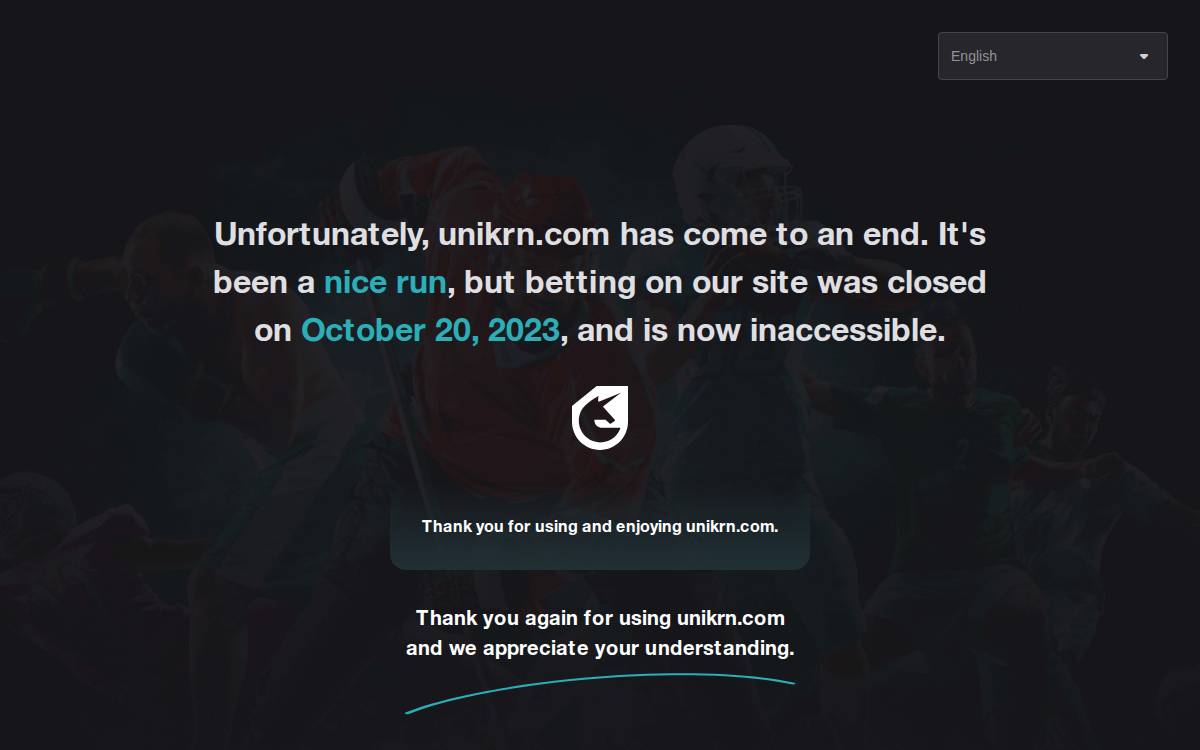 Unikrn website preview