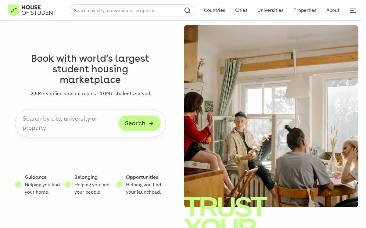 Unilodgers website preview