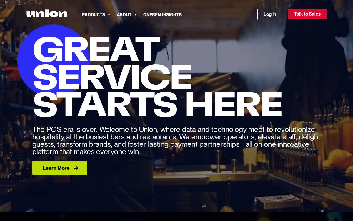 Union website preview