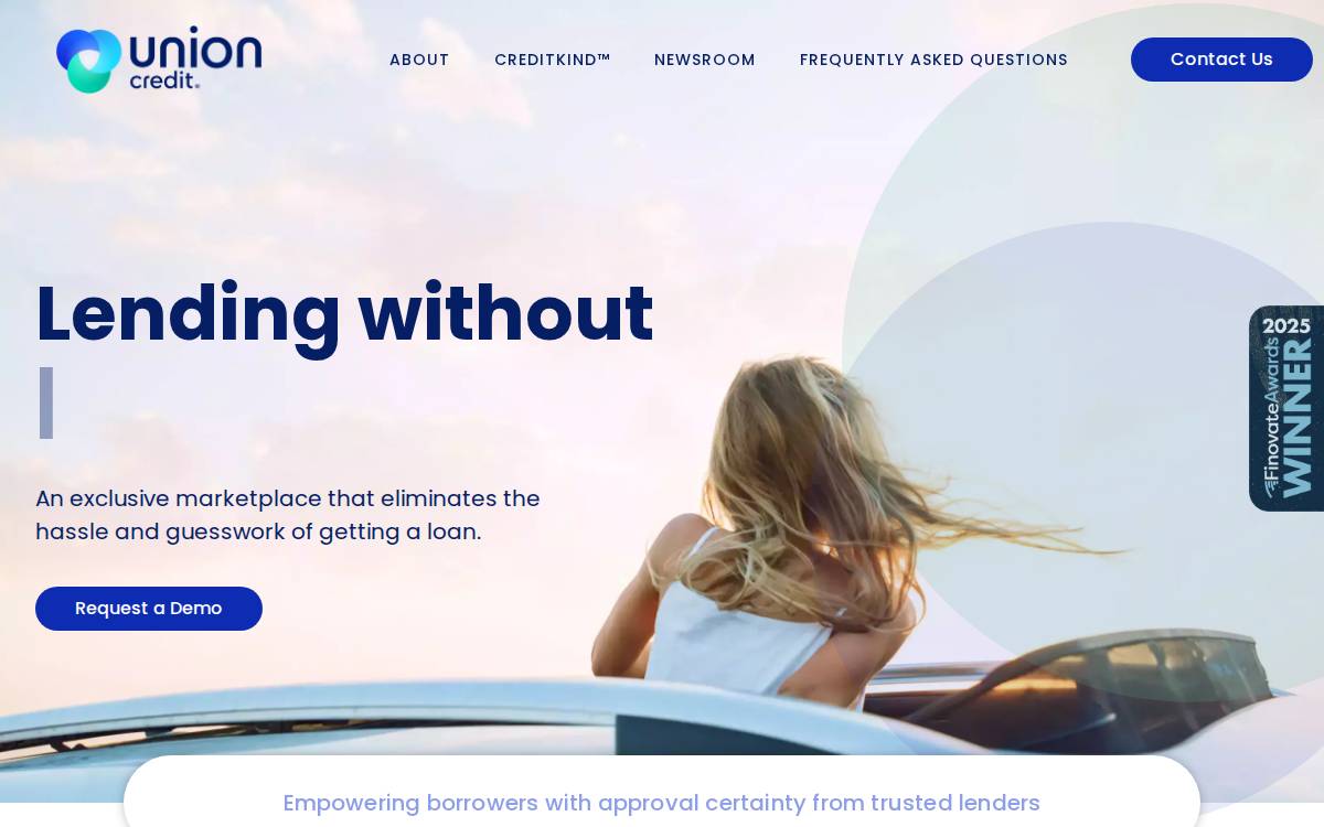 Union Credit website preview