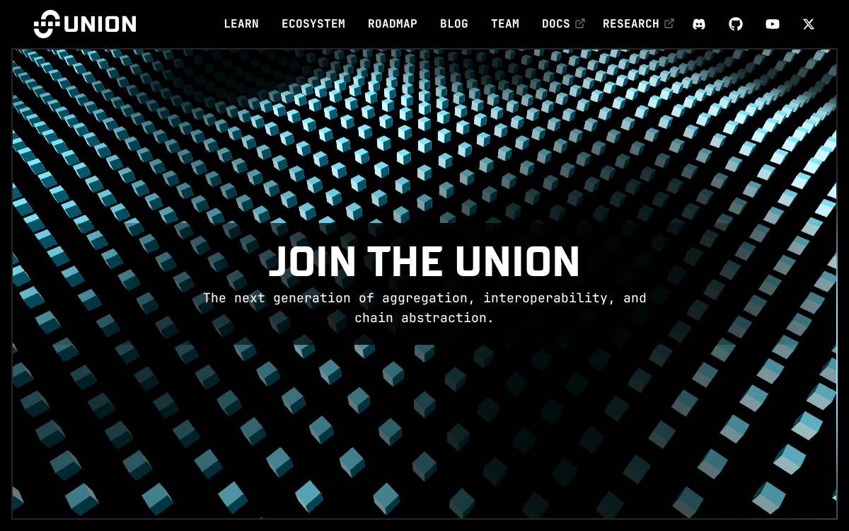 Union Labs website preview