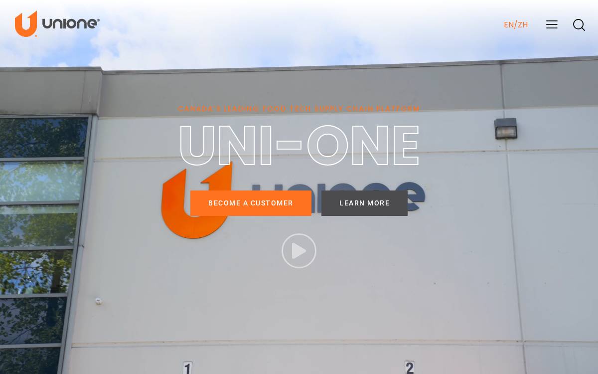 Unionefoods website preview