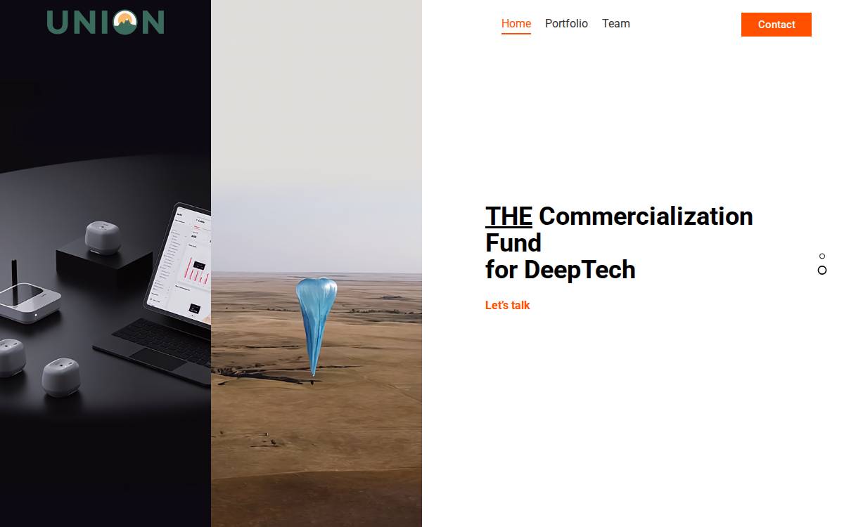 Unionlabs website preview