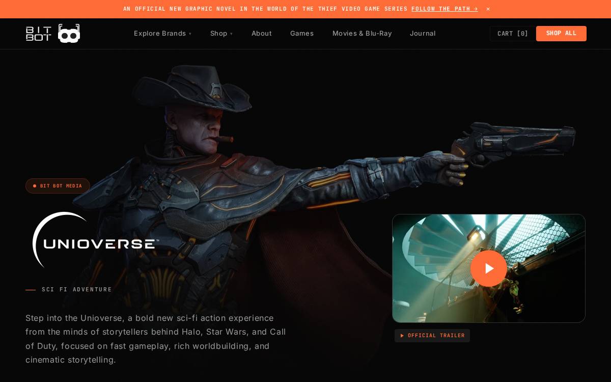 Unioverse website preview