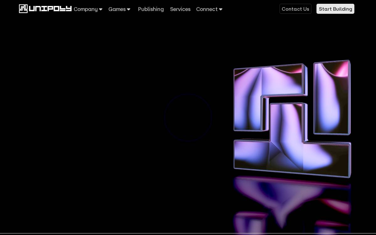 Unipolygames website preview