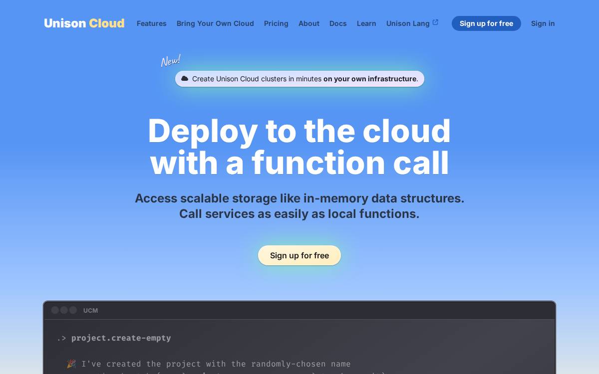 Unison Computing website preview