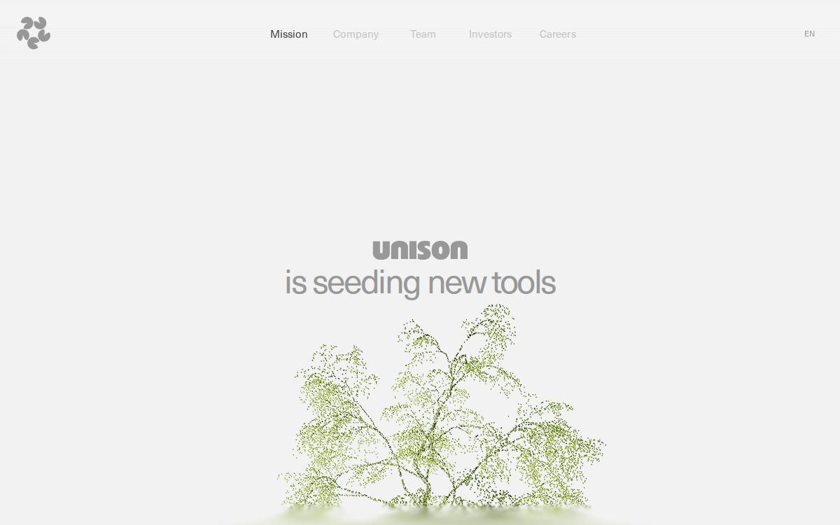 UNISON website preview