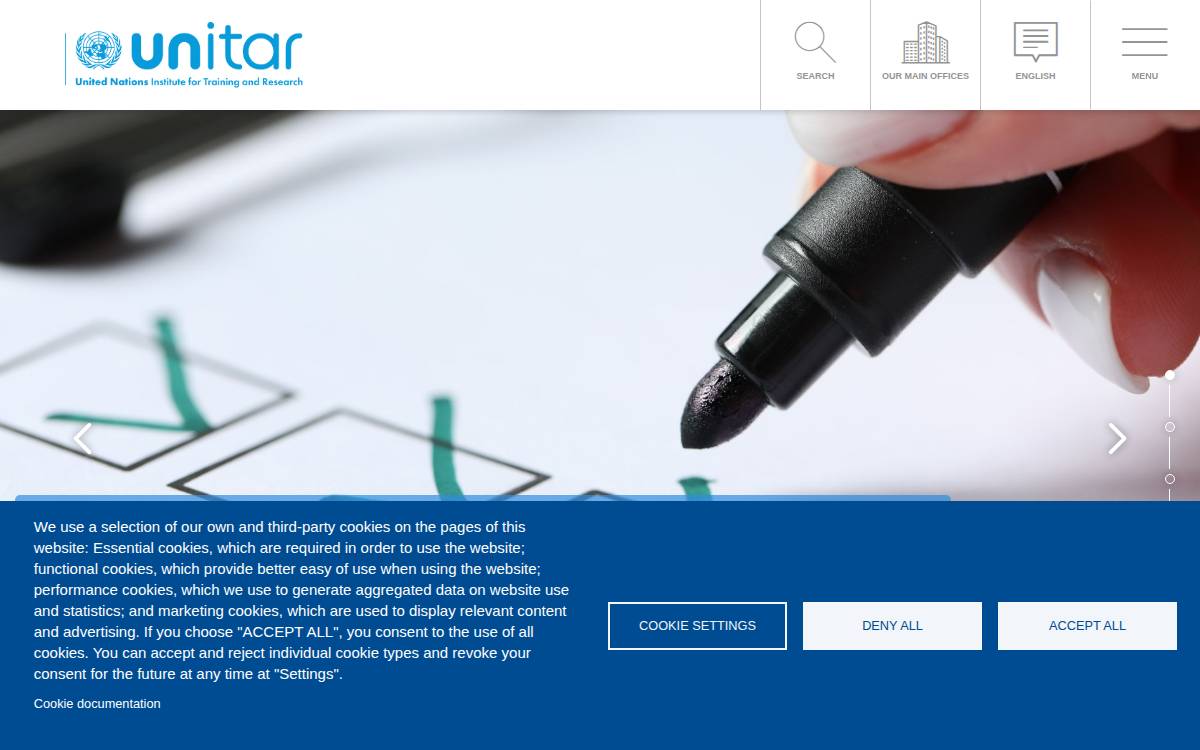 unitar website preview