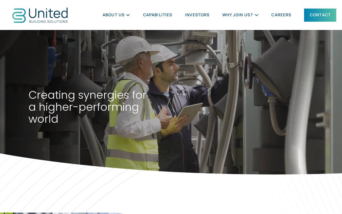 Unitedbuildingsolutionsusa website preview