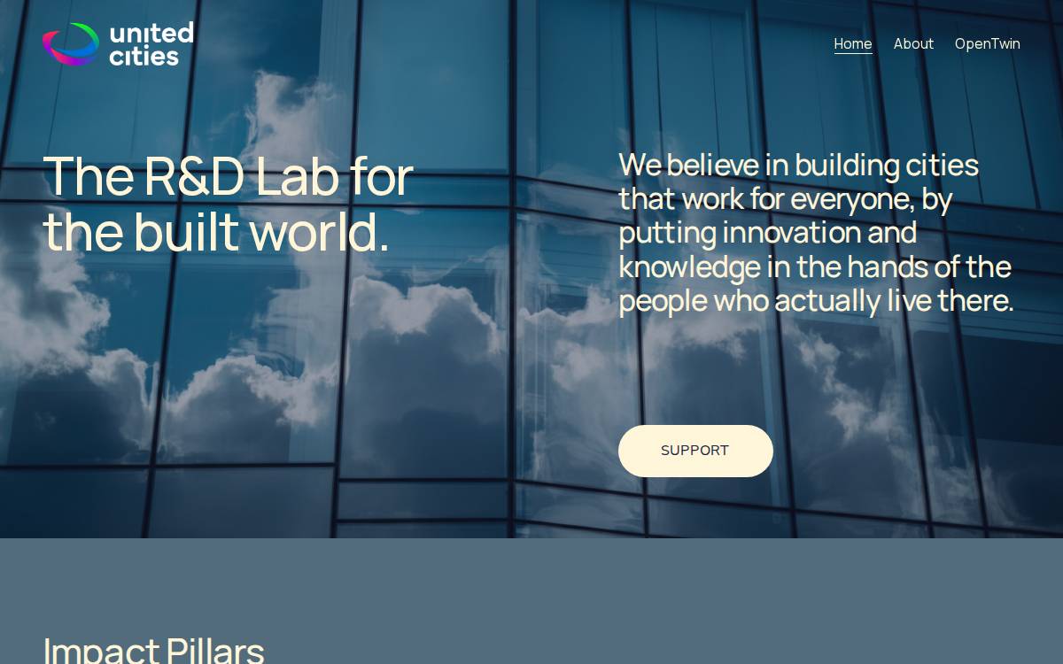 Unitedcitiesfoundation website preview