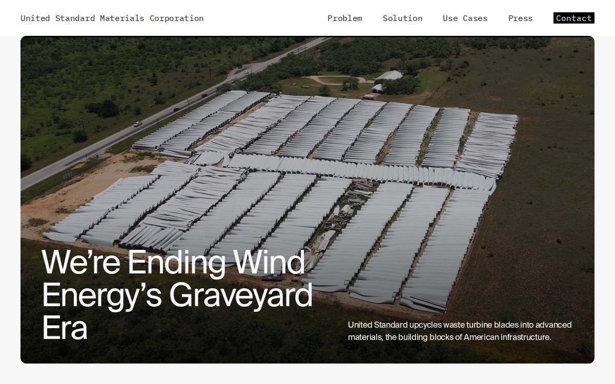 Unitedstandardmaterials website preview