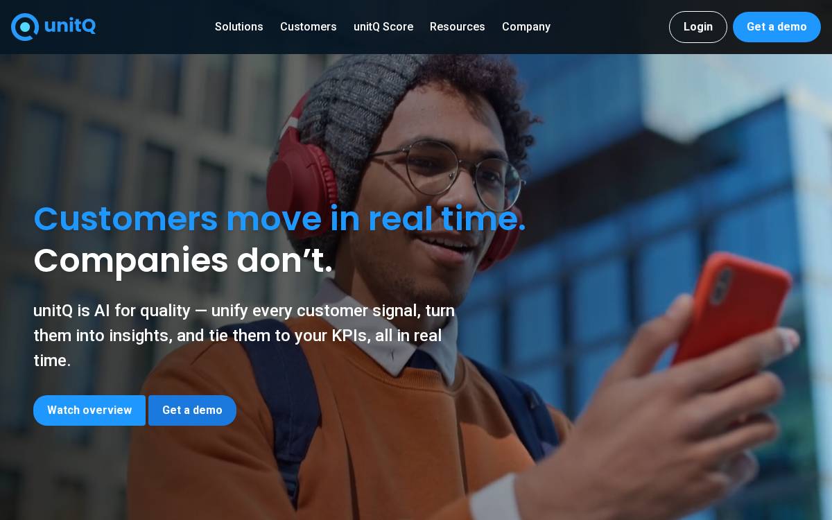 unitQ website preview