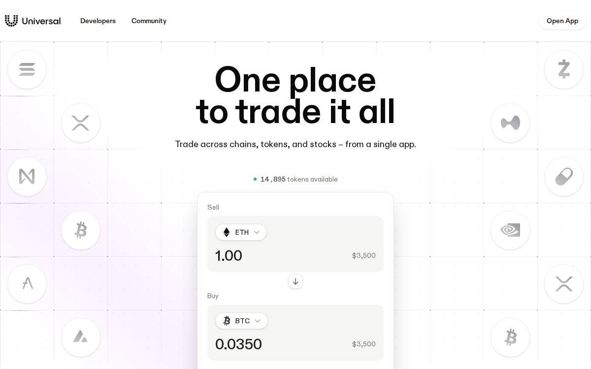 Universal website preview