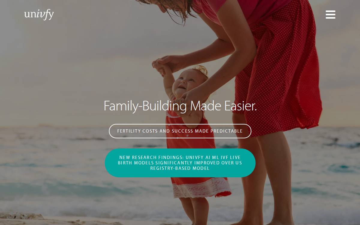 Univfy website preview