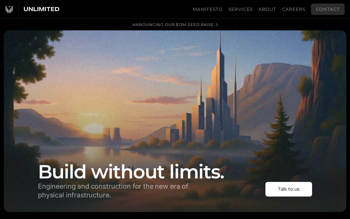 Unlimited Industries website preview