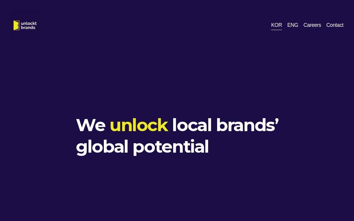 Unlockt Brands website preview