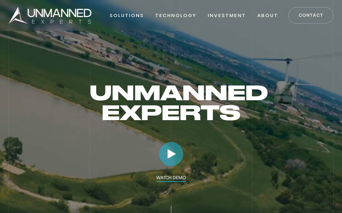 Unmanned Experts website preview
