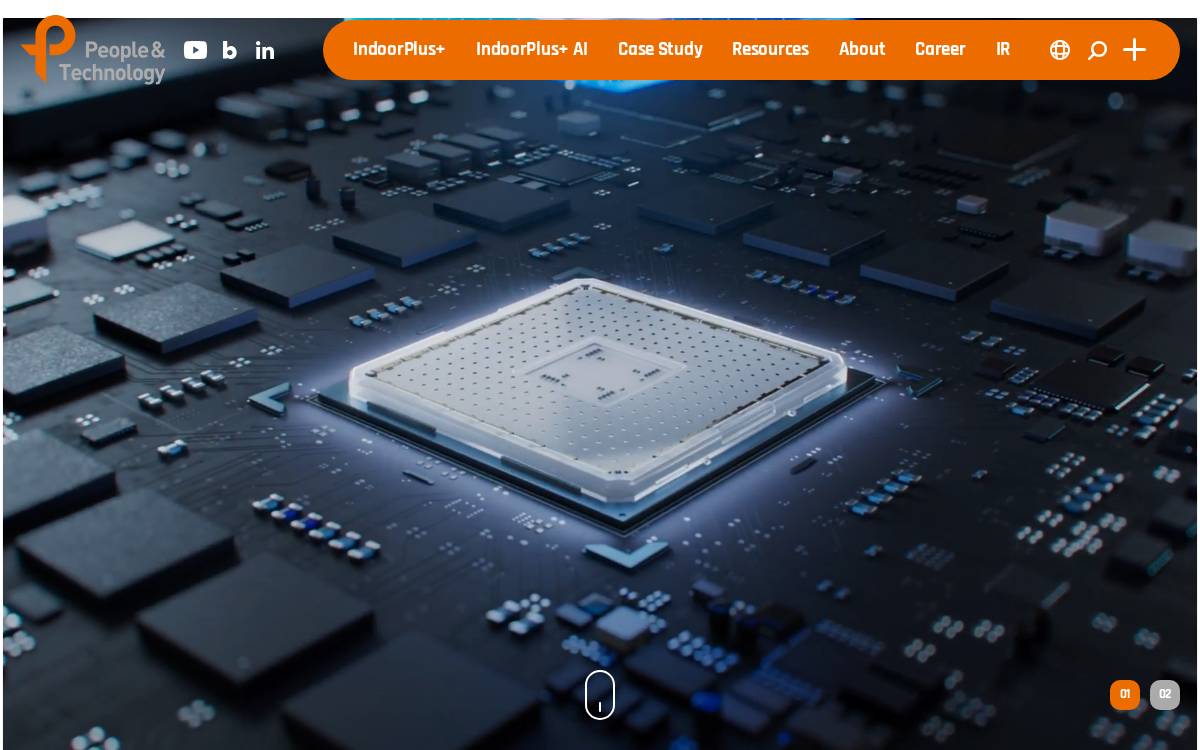 피플앤드테크놀러지 website preview