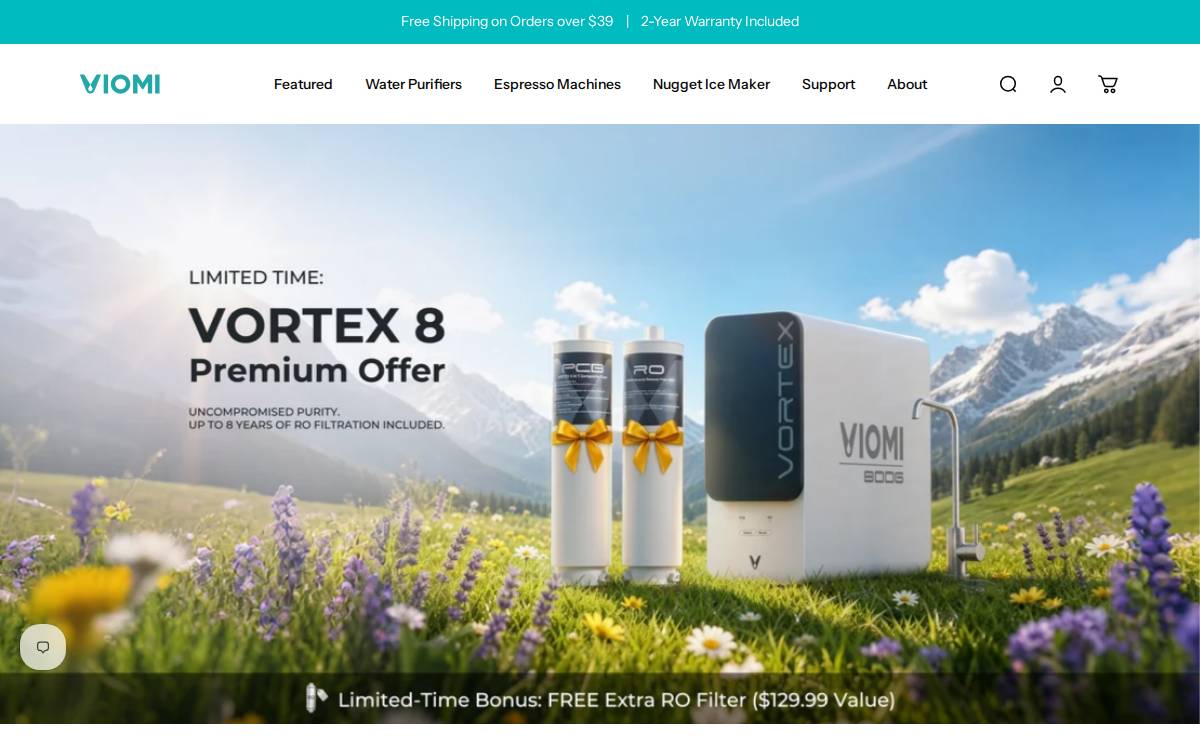 云米 website preview