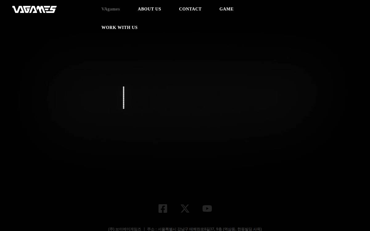 ㈜브이에이게임즈 website preview