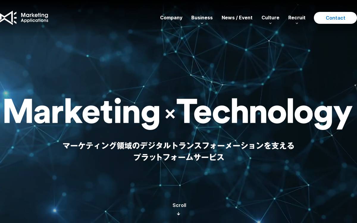 ㈱マーケティングアプリケーションズ website preview