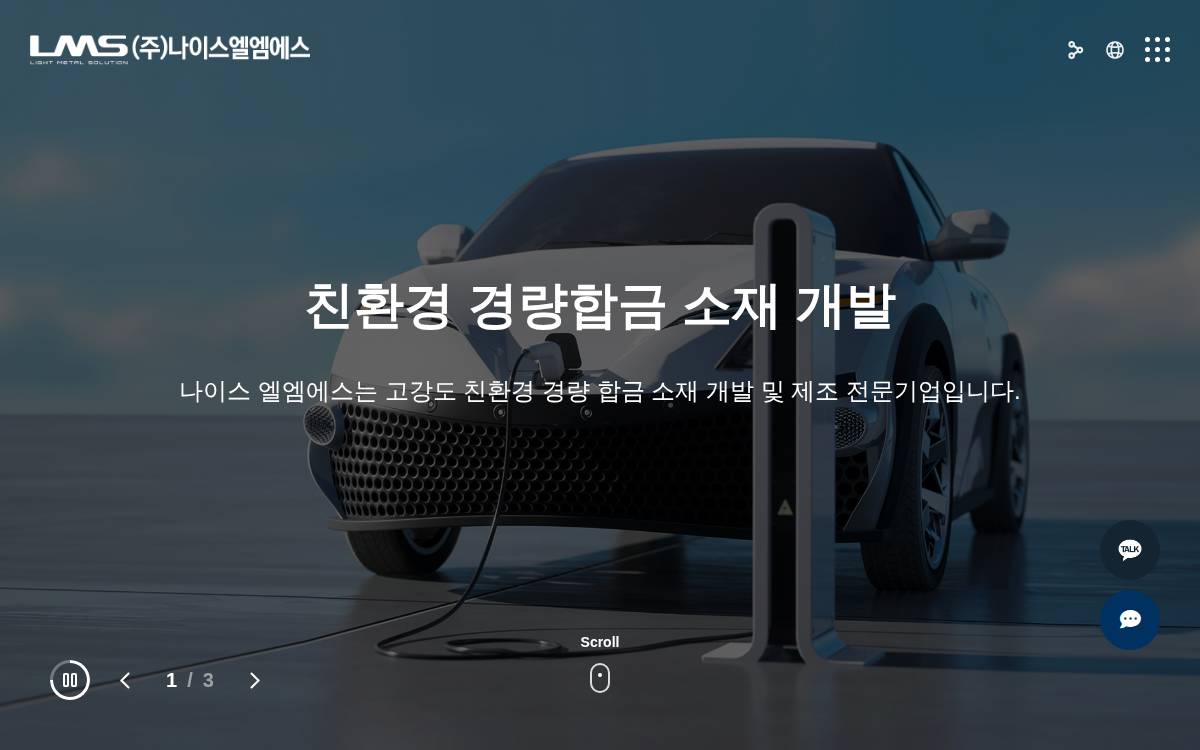 ㈜나이스엘엠에스 website preview