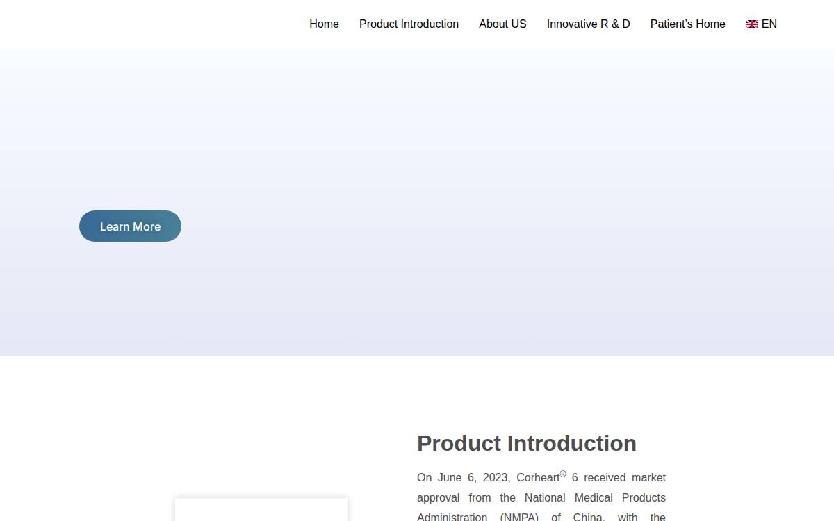 核心医疗 website preview