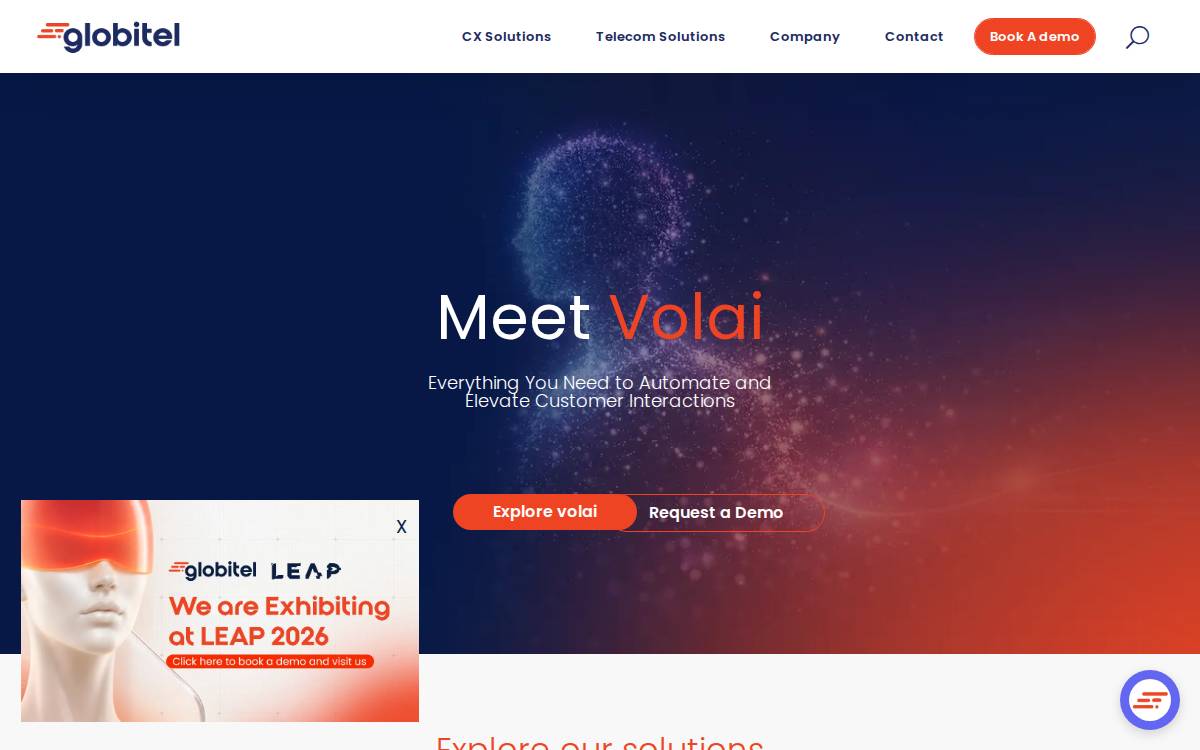 جلوبيتيل website preview