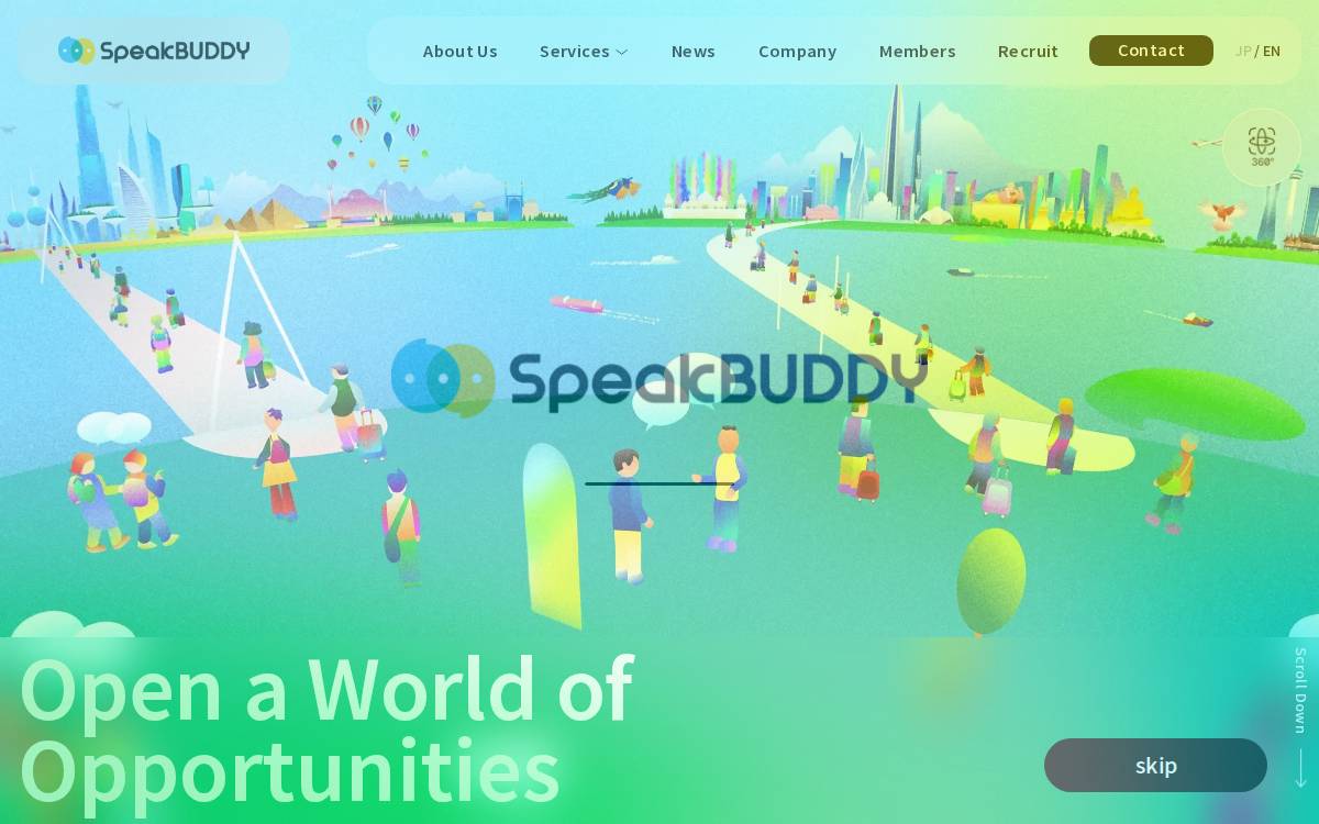 株式会社スピークバディ website preview