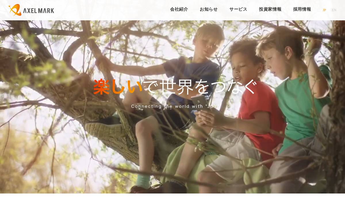 アクセルマーク株式会社 website preview