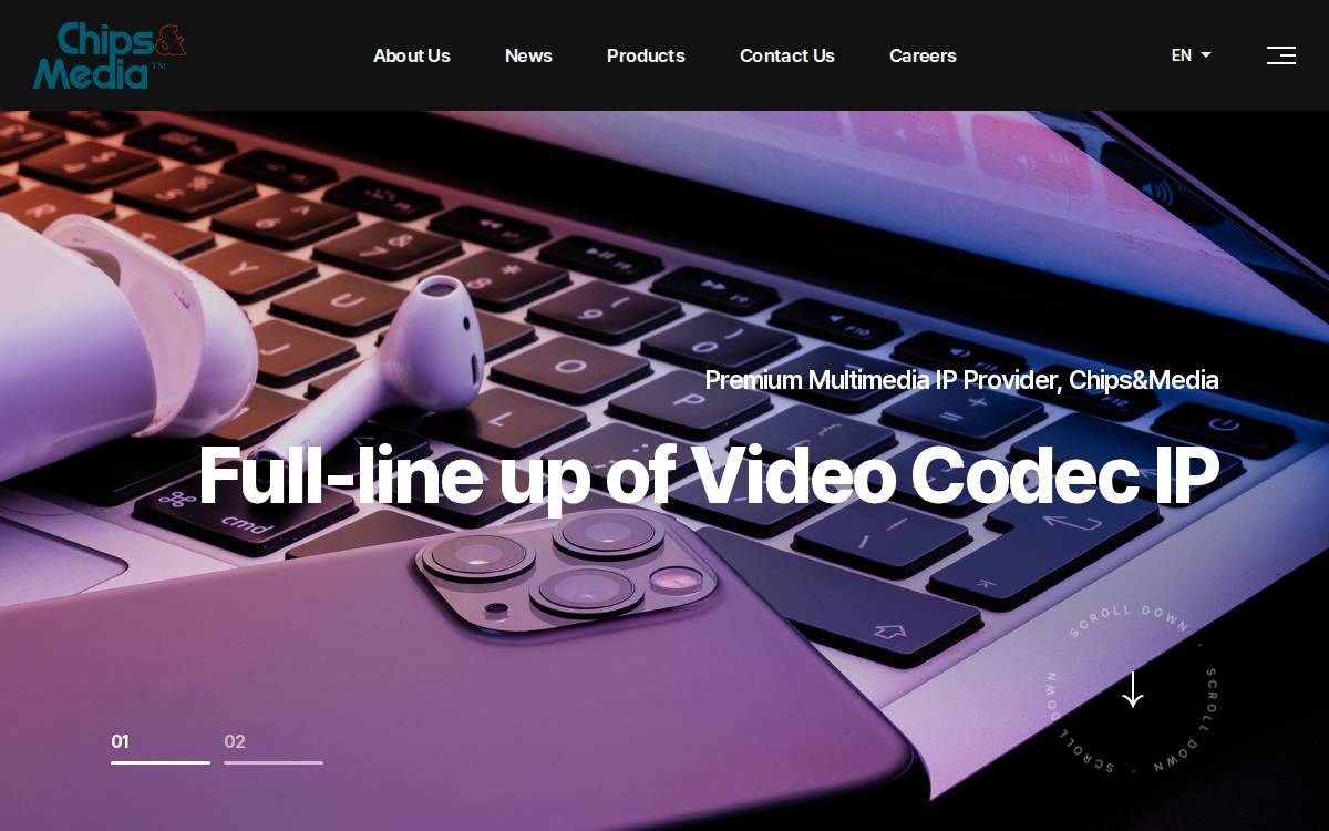 칩스앤미디어 website preview
