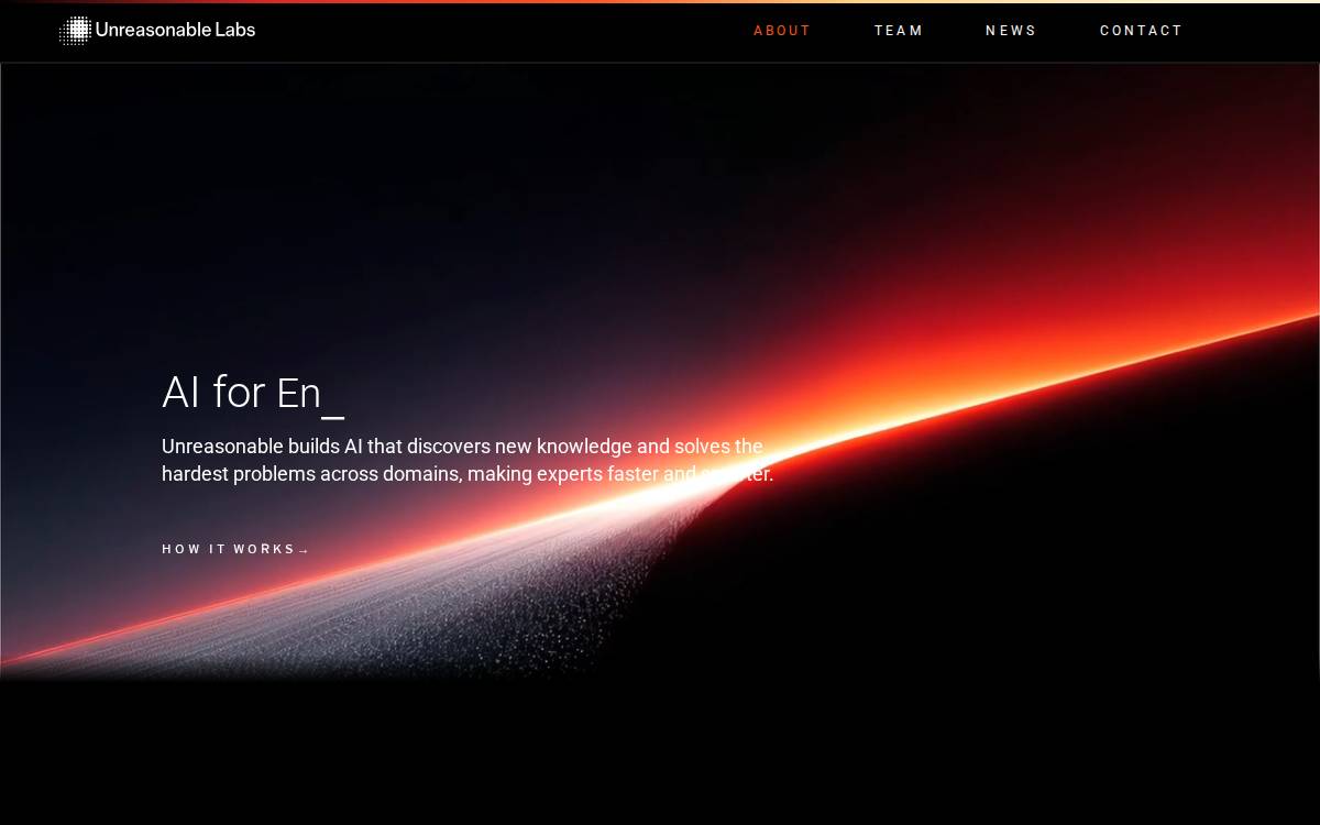 Unreasonable Labs website preview