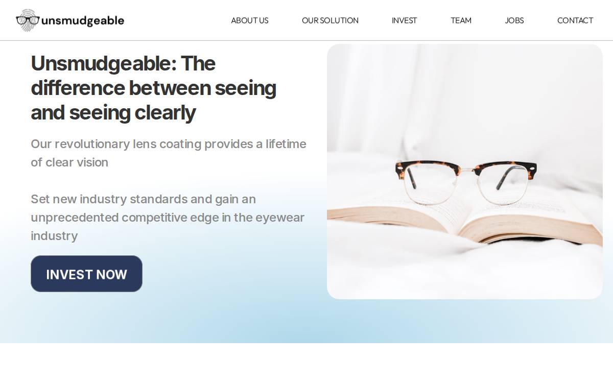 Unsmudgeable website preview