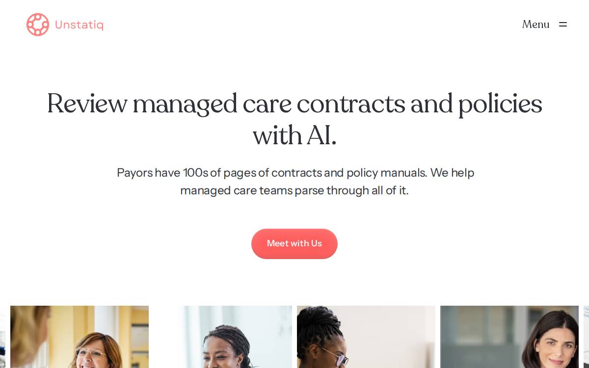 Unstatiq website preview