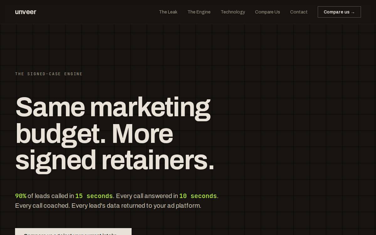 Unveer website preview