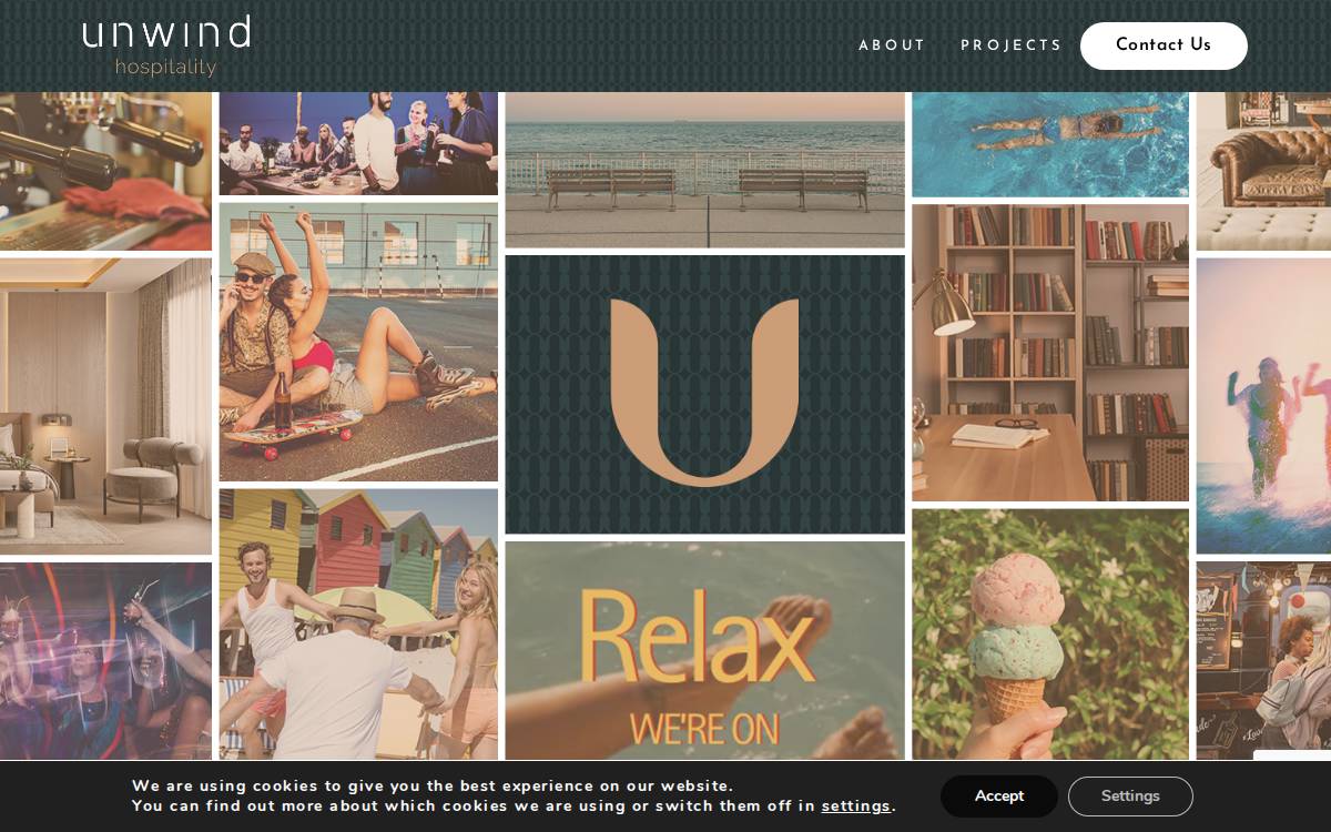 Unwind website preview
