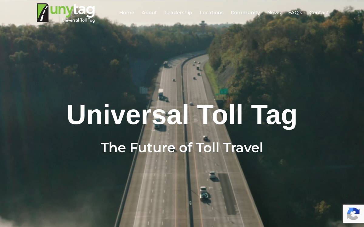 Unytag website preview