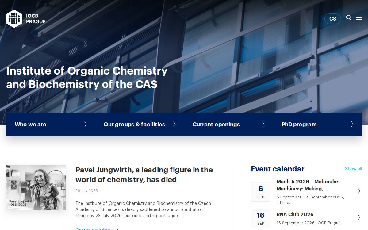 Uochb website preview