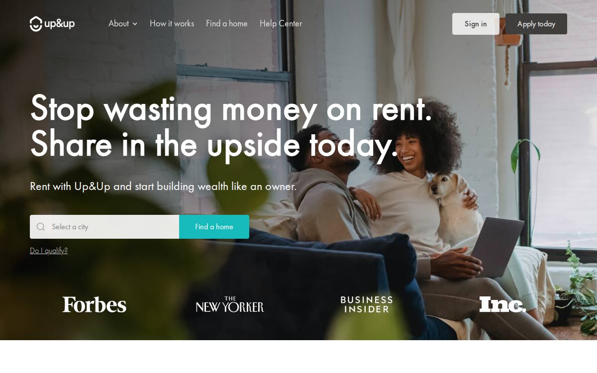 Upandup website preview